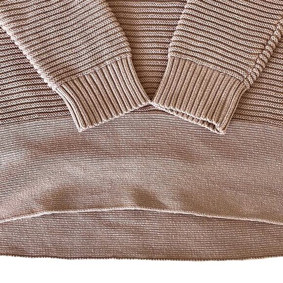 Vince Camuto Cowl Neck Oversized Knit Tunic Sweater Dusty Rose M - Picture 6 of 11